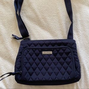 vera bradley navy diamond crossbody purse